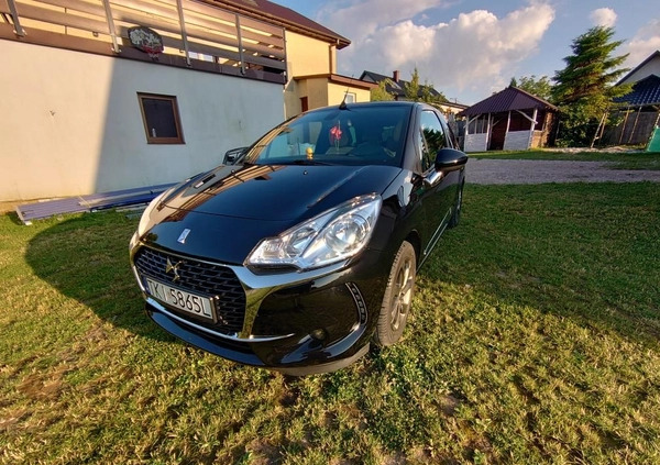 Citroen DS3 cena 37999 przebieg: 105000, rok produkcji 2016 z Łęczyca małe 137